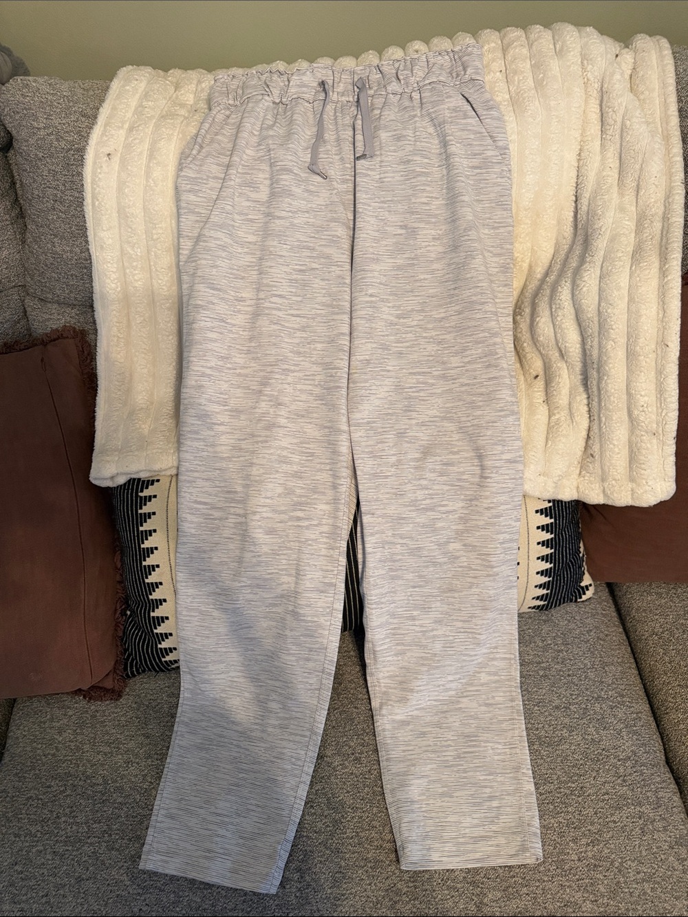 lululemon athletica Kids Light Heather Gray Jogger Pants